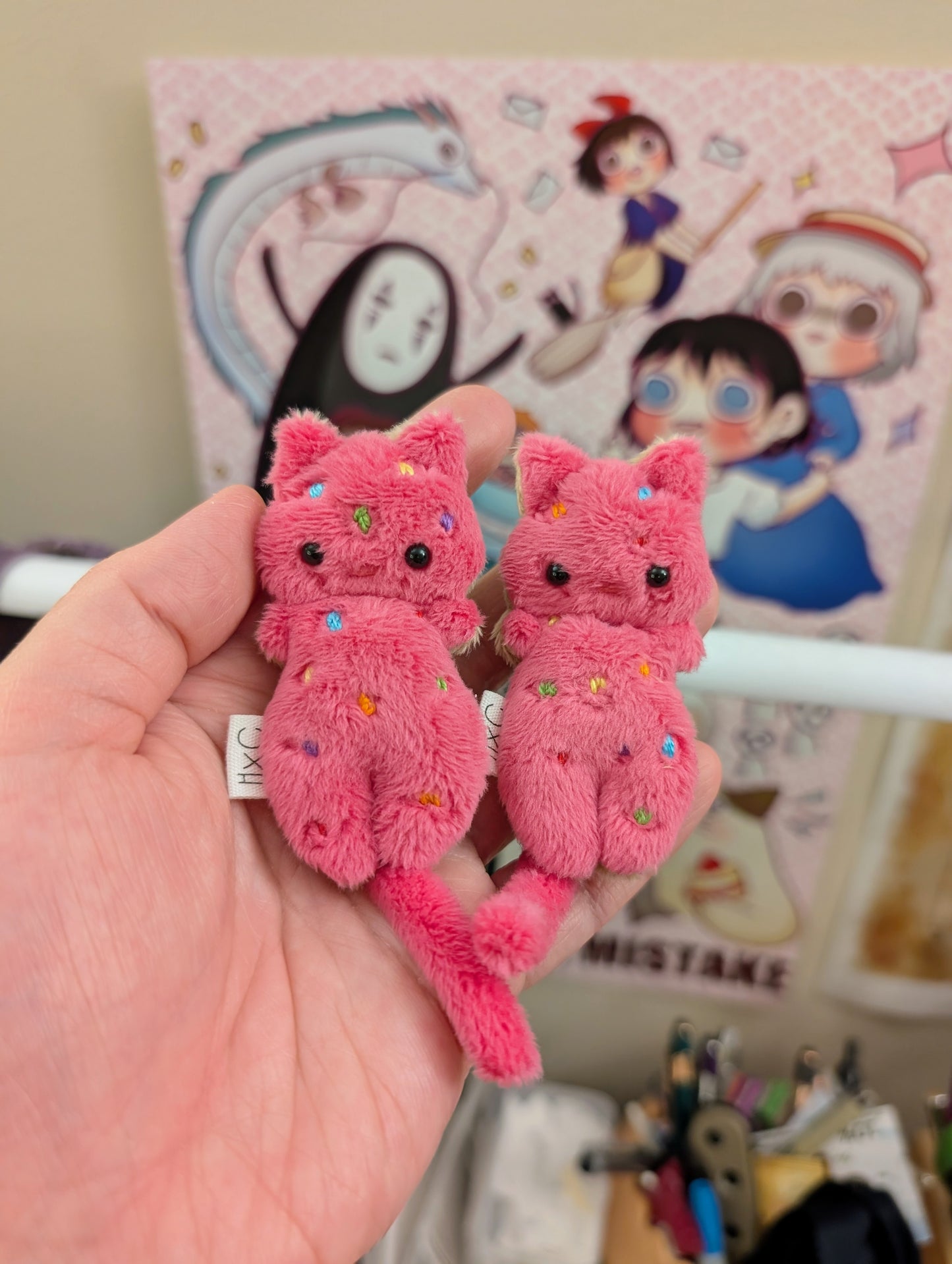 Think Pink Sprinkle Cookie Kitty