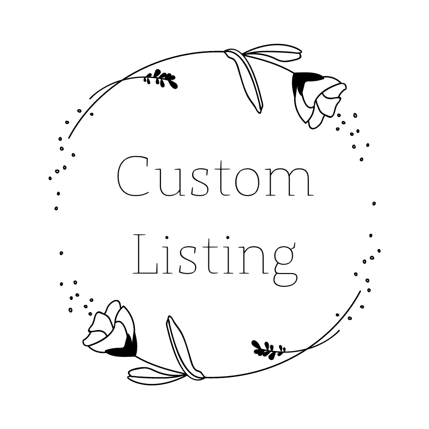 Custom Listing Reserved for Faith P