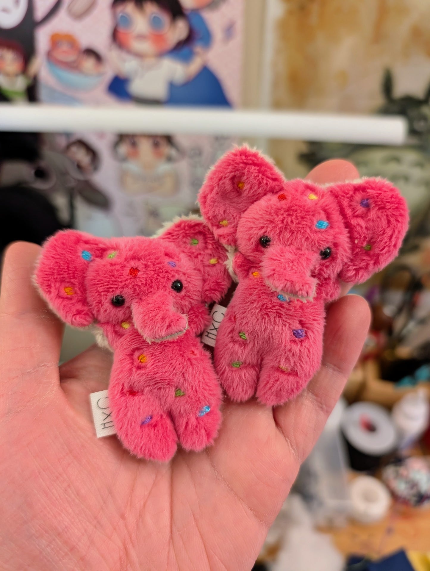 Think Pink Elephant Keychain Replacement
