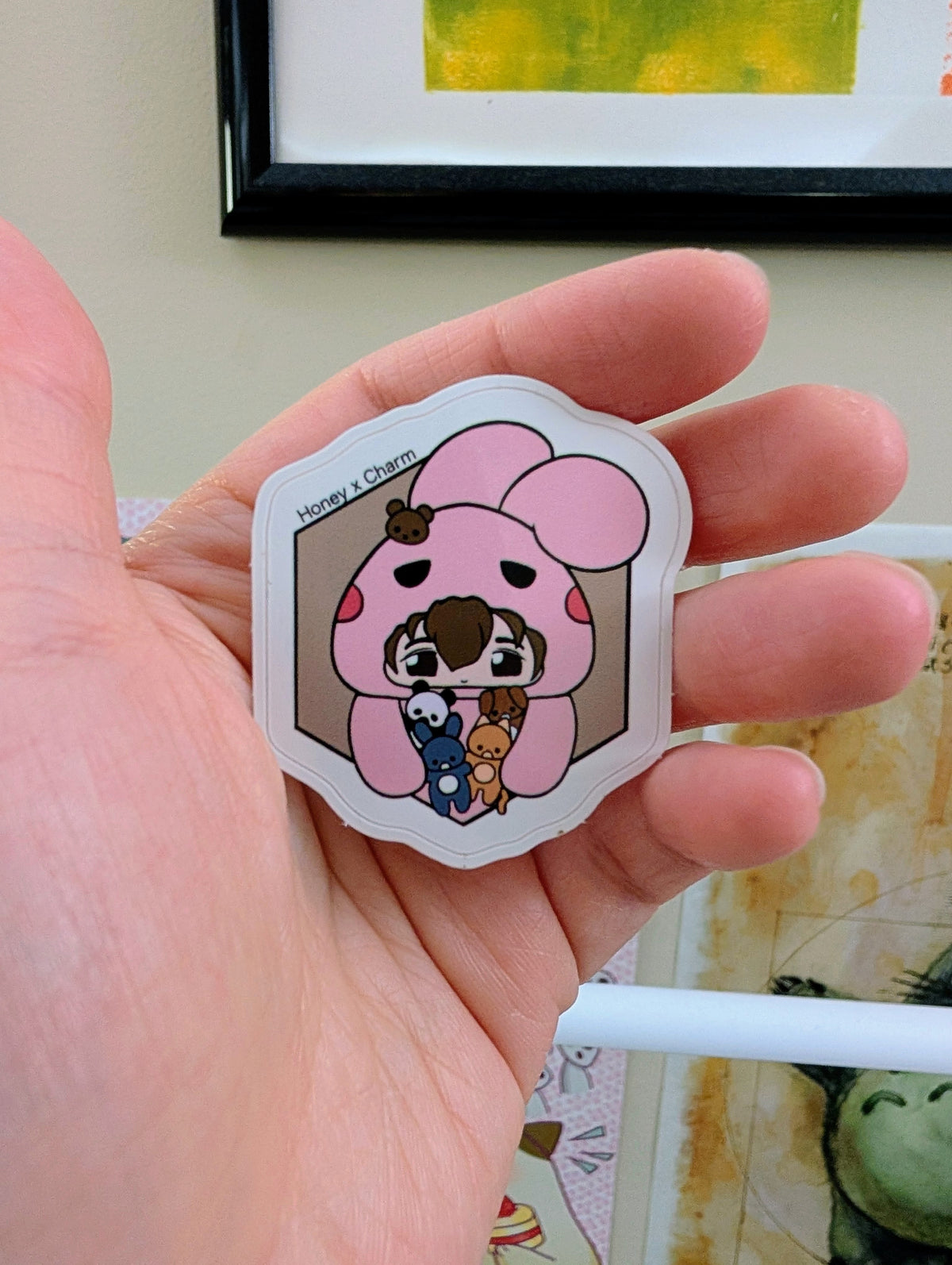 Honey x Charm Logo Sticker