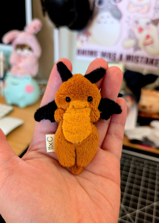 Orange Dragon Charm