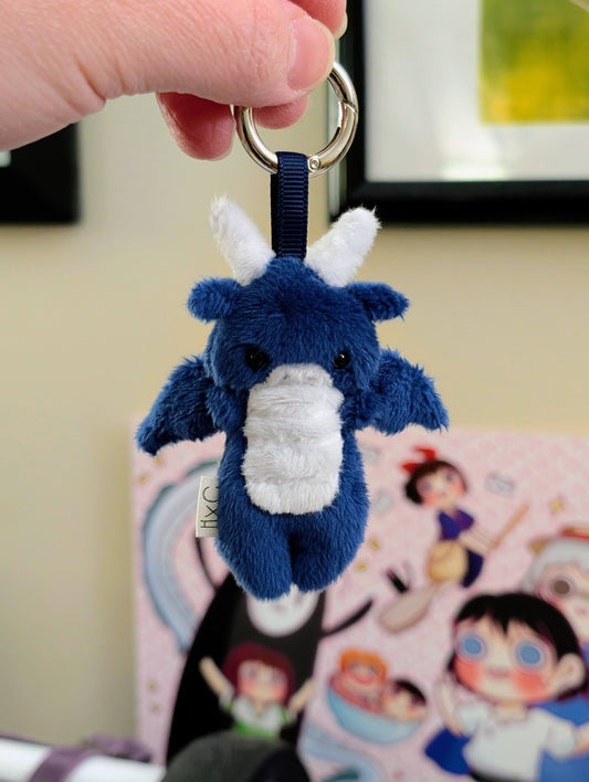 Water Dragon Keychain Charm