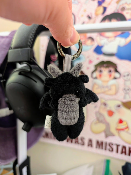 Black Dragon Keychain Charm