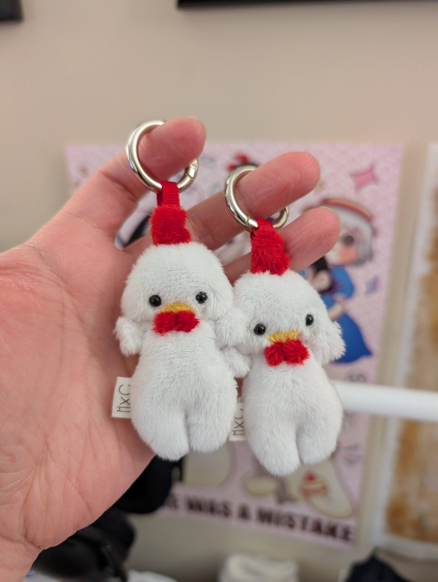 LNY Rooster / Chicken Keychain Charm