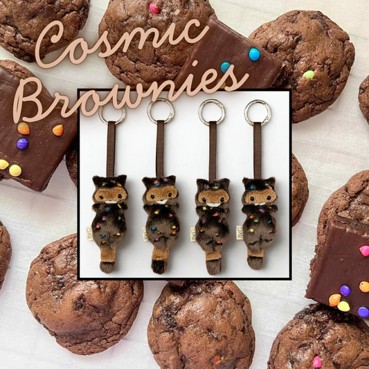 Cosmic Brownies Raccoon + cookies