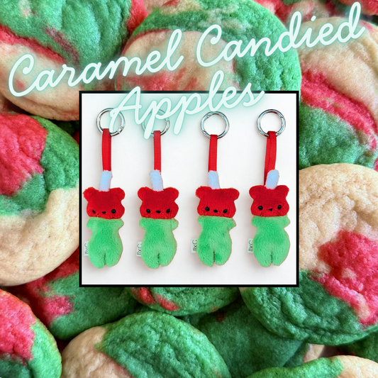 Caramel Candied Apple Bears + cookies