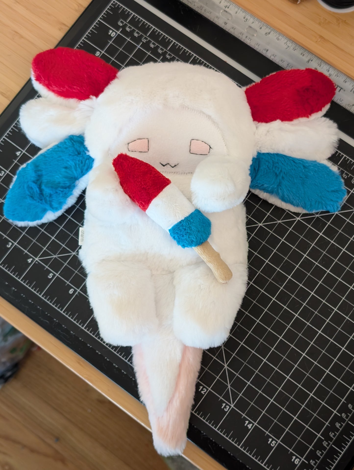 Firecracker Popsicle inspired Axolotl