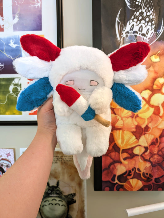 Firecracker Popsicle inspired Axolotl