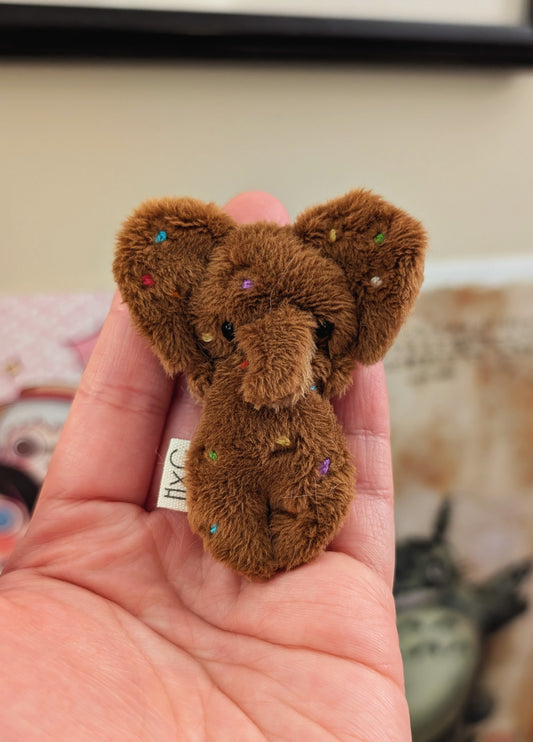 Chocolate Frosted Elephant Cookie Charm