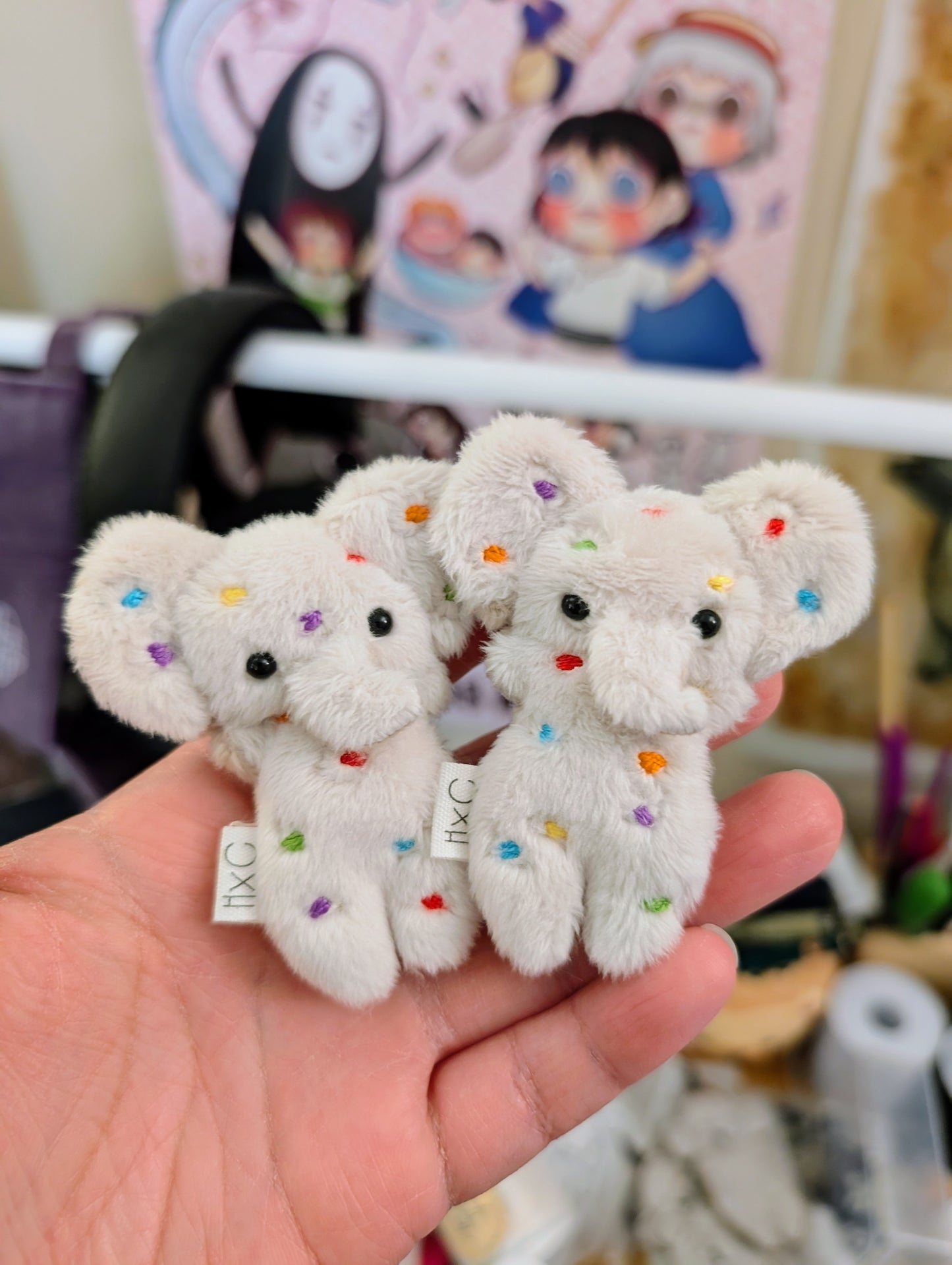 Ivory Elephant Frosted Animal Cookie