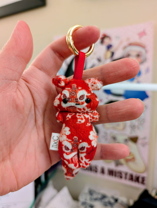 Dancing Lion - Dog - Keychain
