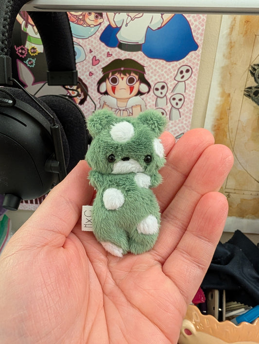 Matcha with White Chocolate Chip Cookie Bear