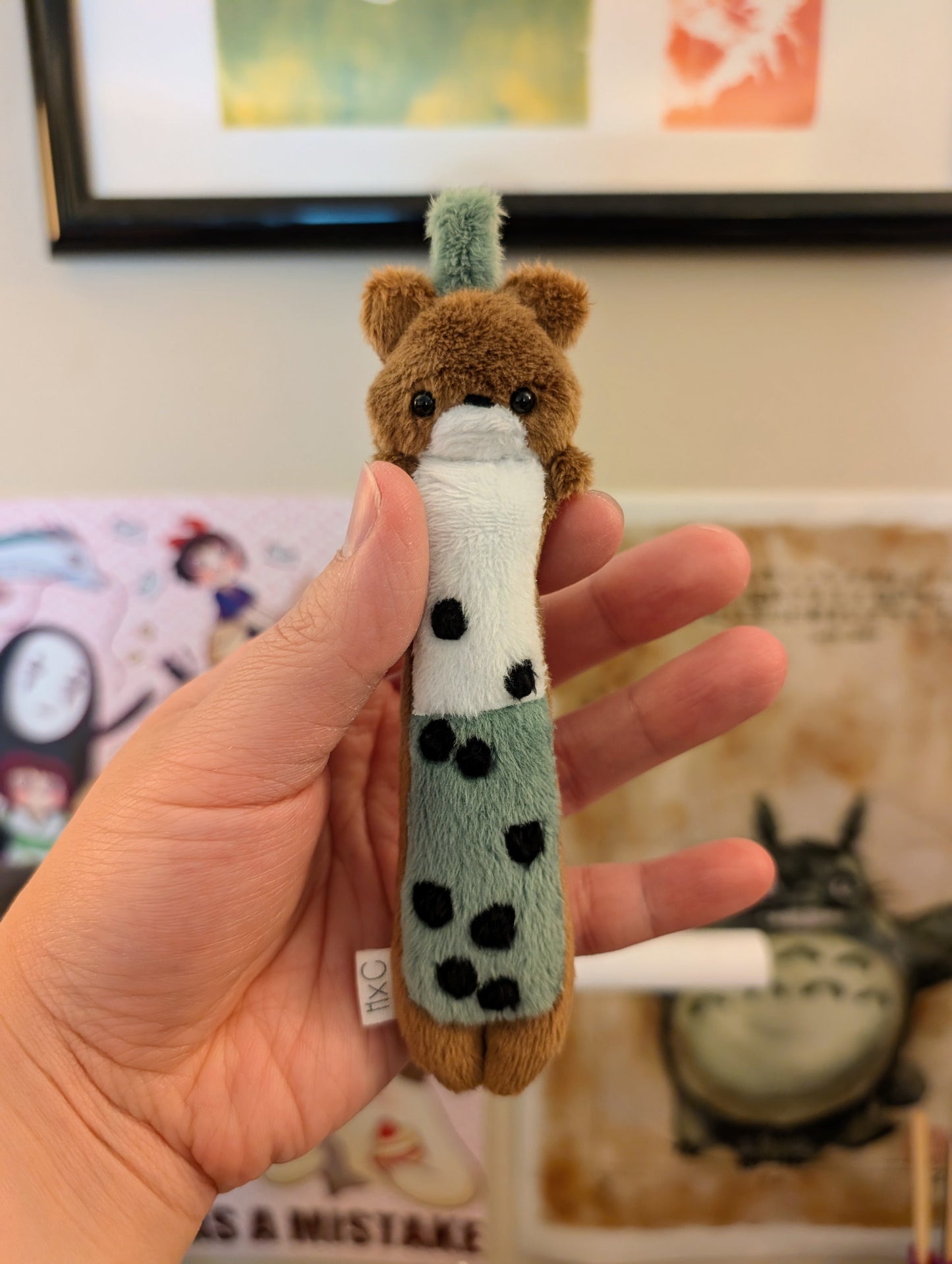 Eclair Matcha Latte Boba Bear