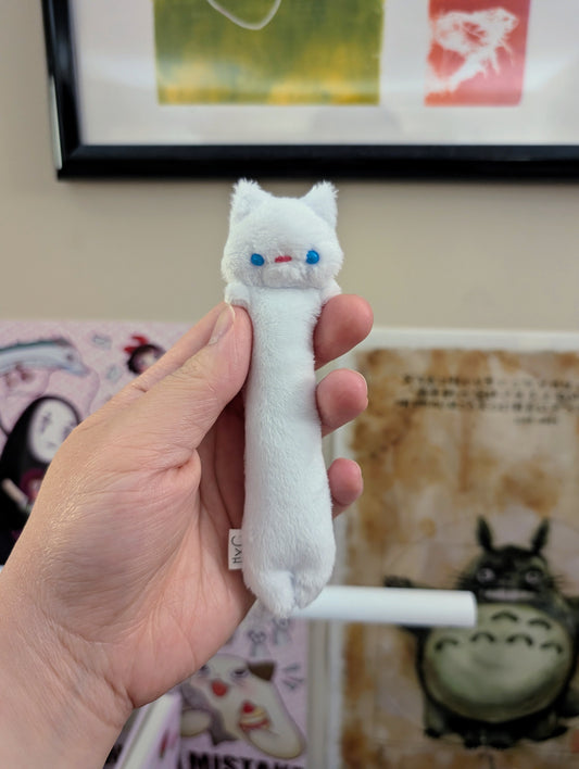 Eclair White Cat with Blue Eyes
