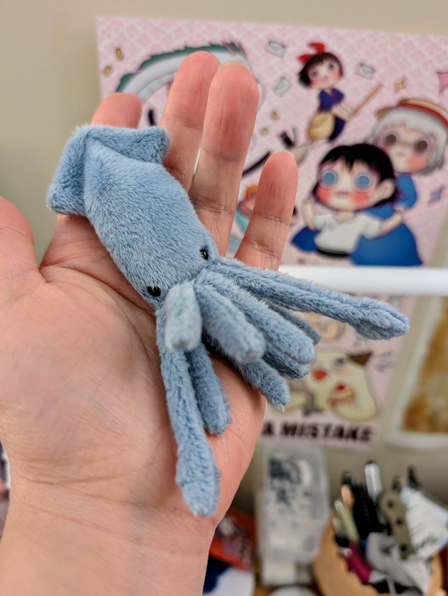 Denim Blue Squid