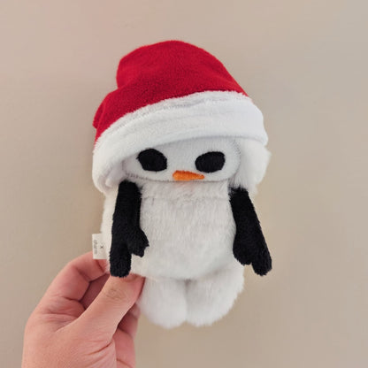 Lil Cuddler Snowman w Santa Hat