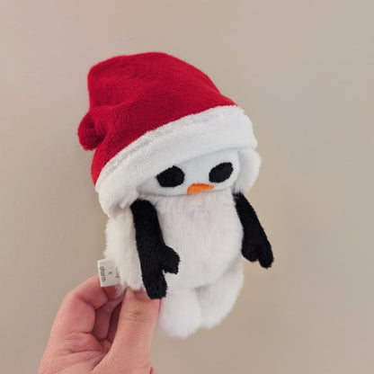 Lil Cuddler Snowman w Santa Hat